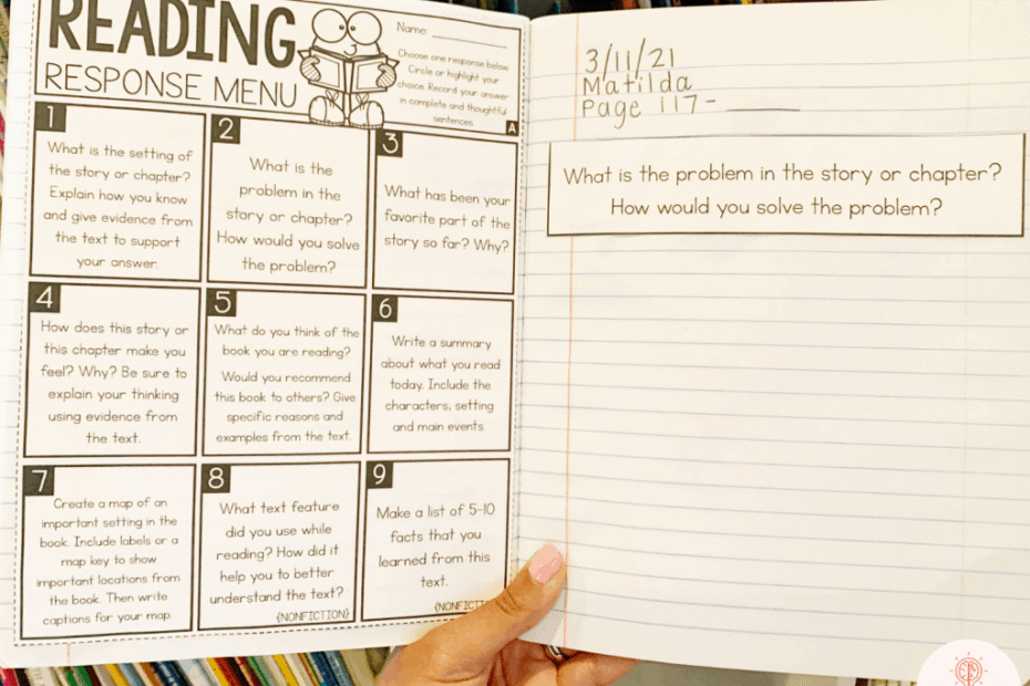 reading response journals