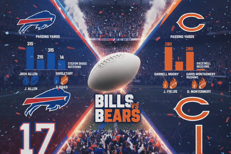 buffalo bills vs chicago bears match player stats